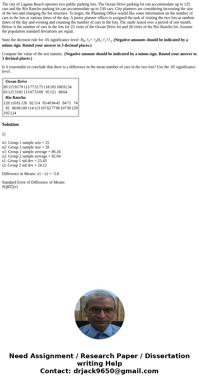 The city of Laguna Beach operates two public parking lots. The Ocean Drive parking lot can accommodate up to 125 cars and the Rio Rancho parking lot can accommo