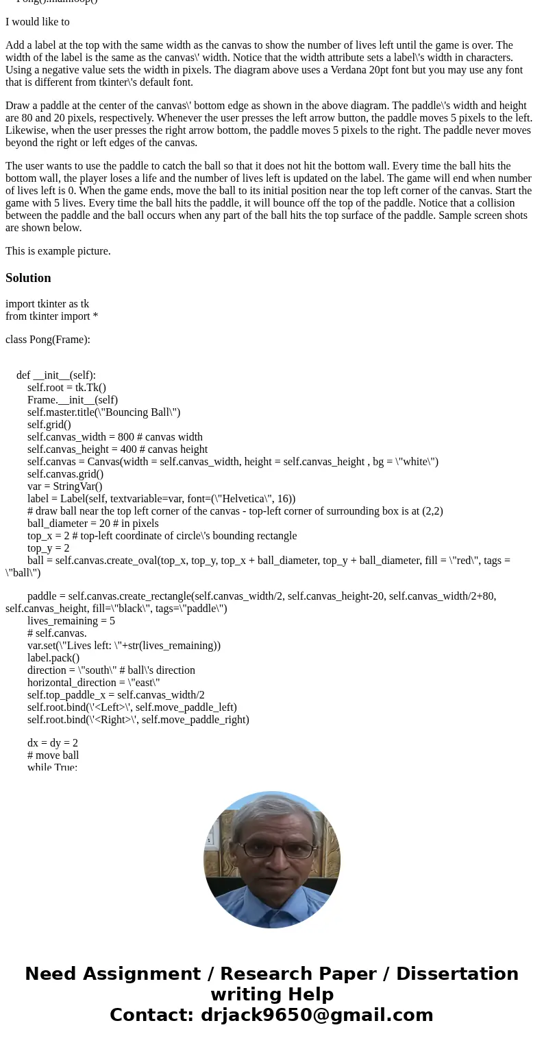 This is python 3, and here is my code. from tkinter import * class Pong(Frame): def __init__(self): Frame.__init__(self) self.master.title(\ This is python 3, and here is my code. from tkinter import * class Pong(Frame): def __init__(self): Frame.__init__(self) self.master.title(\