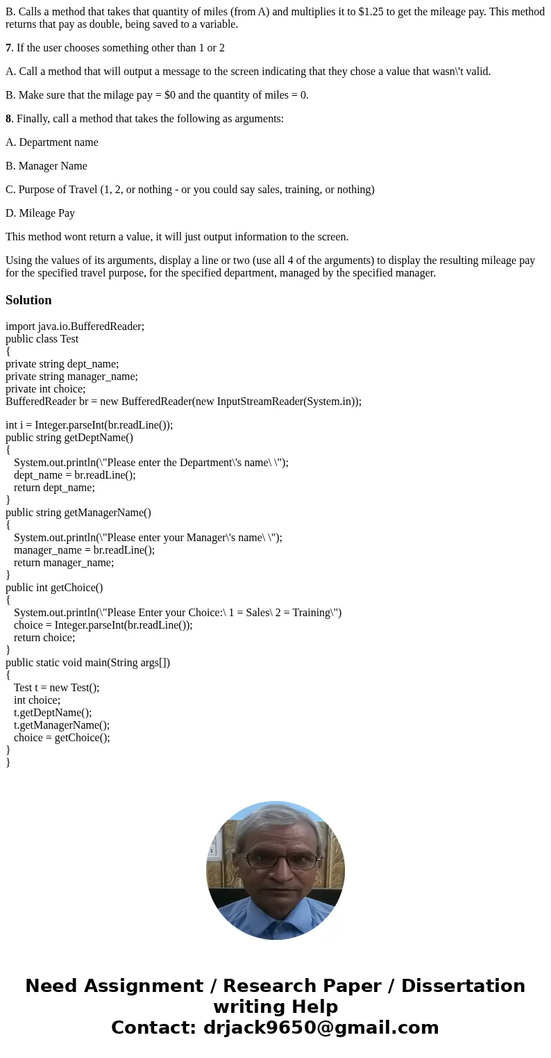 Using Java 1. Calls a method that displays 2 lines of welcoming and letting the user know what this program is about. You choose the wording. A. The method will Using Java 1. Calls a method that displays 2 lines of welcoming and letting the user know what this program is about. You choose the wording. A. The method will