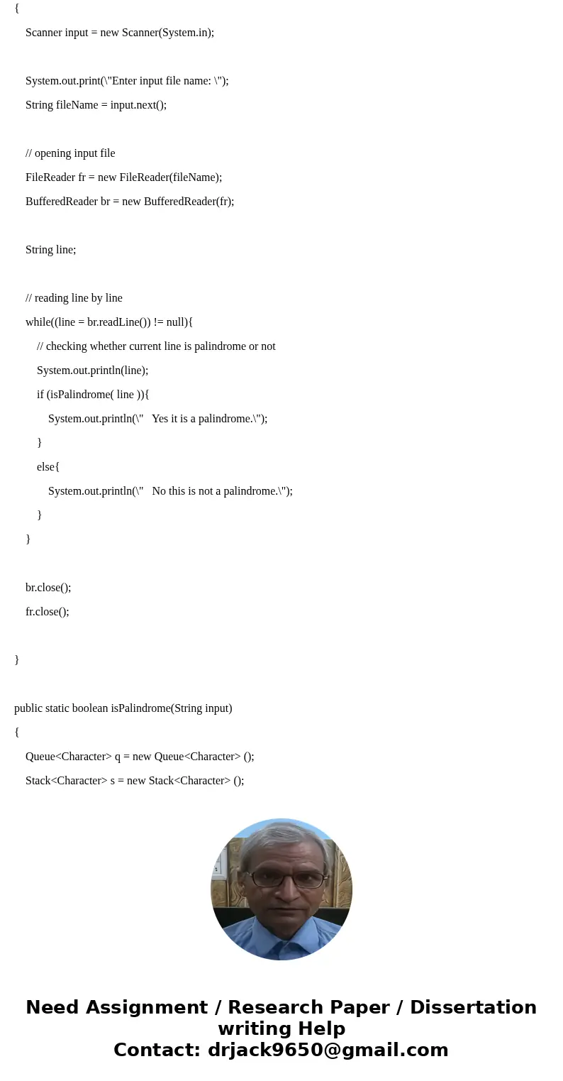 Using stack and queue. A string is said to be a palindrome if it does not change when the order of characters in the string is reversed. For example, MADAM, 458 Using stack and queue. A string is said to be a palindrome if it does not change when the order of characters in the string is reversed. For example, MADAM, 458