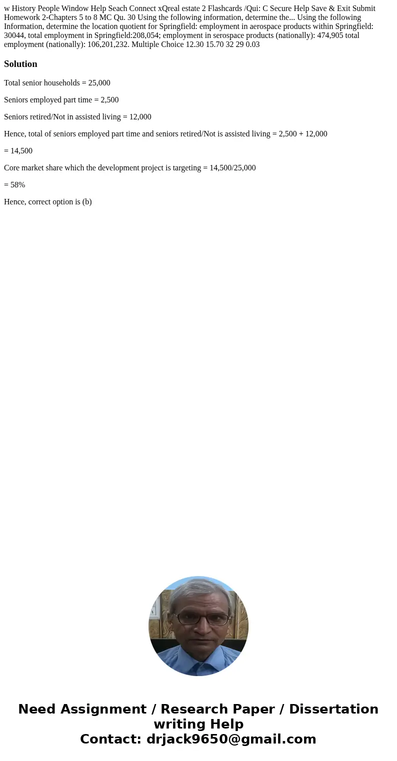 w History People Window Help Seach Connect xQreal estate 2 Flashcards /Qui: C Secure Help Save & Exit Submit Homework 2-Chapters 5 to 8 MC Qu. 30 Using the  w History People Window Help Seach Connect xQreal estate 2 Flashcards /Qui: C Secure Help Save & Exit Submit Homework 2-Chapters 5 to 8 MC Qu. 30 Using the