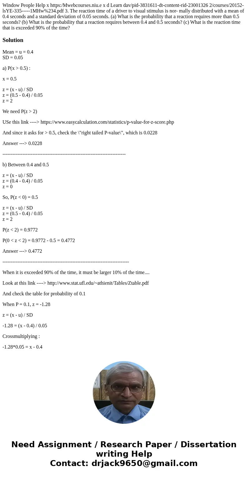 Window People Help x https:/Mwebcourses.niu.e x d Learn dav/pid-3831611-dt-content-rid-23001326 2/courses/20152-lsYE-335-----1MHw%234.pdf 3. The reaction time   Window People Help x https:/Mwebcourses.niu.e x d Learn dav/pid-3831611-dt-content-rid-23001326 2/courses/20152-lsYE-335-----1MHw%234.pdf 3. The reaction time