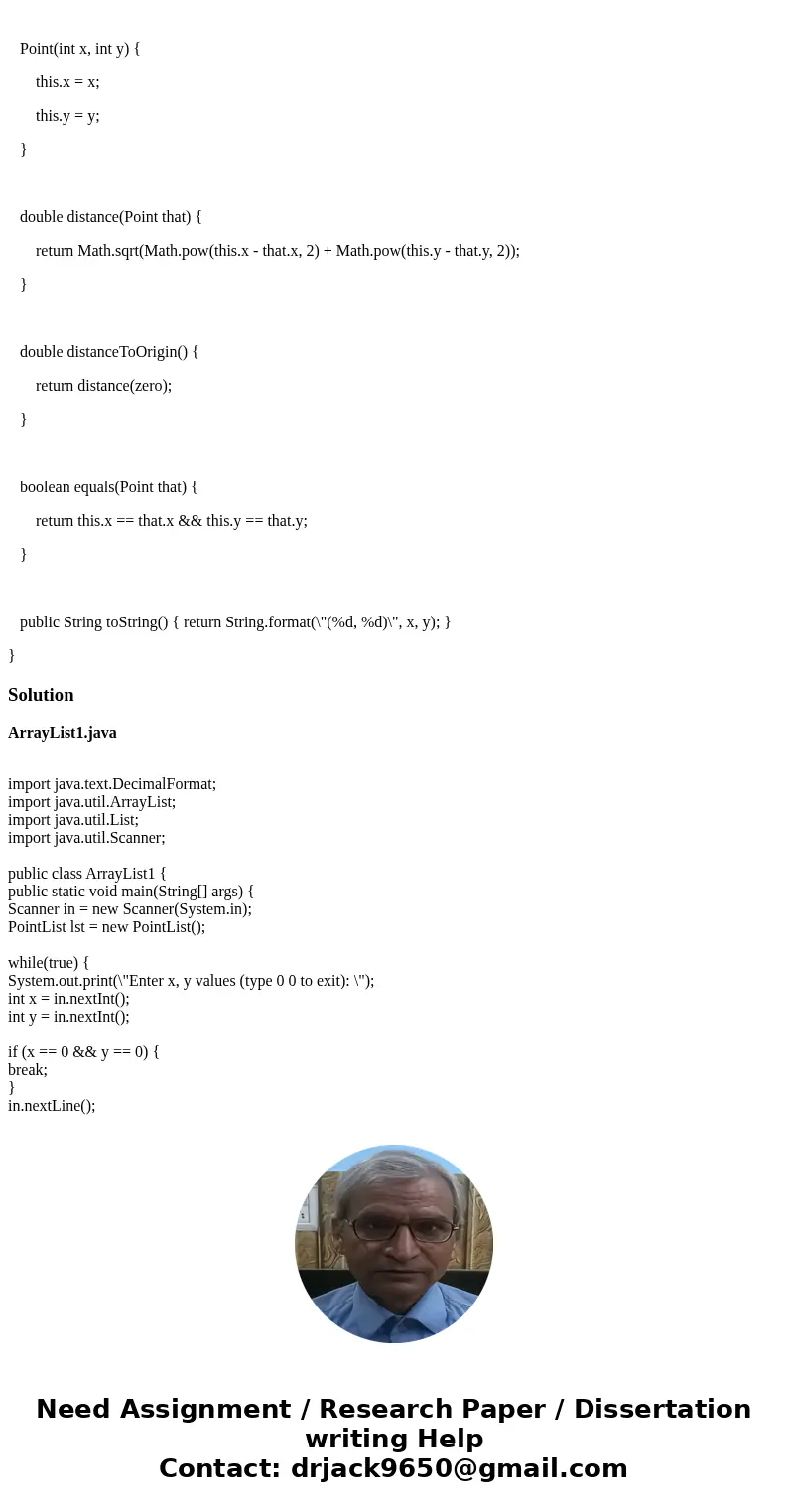 1 Overview For this lab, you will implement the insert method and toString method of a PointList class. The main method creates a PointList object, then prompt  1 Overview For this lab, you will implement the insert method and toString method of a PointList class. The main method creates a PointList object, then prompt
