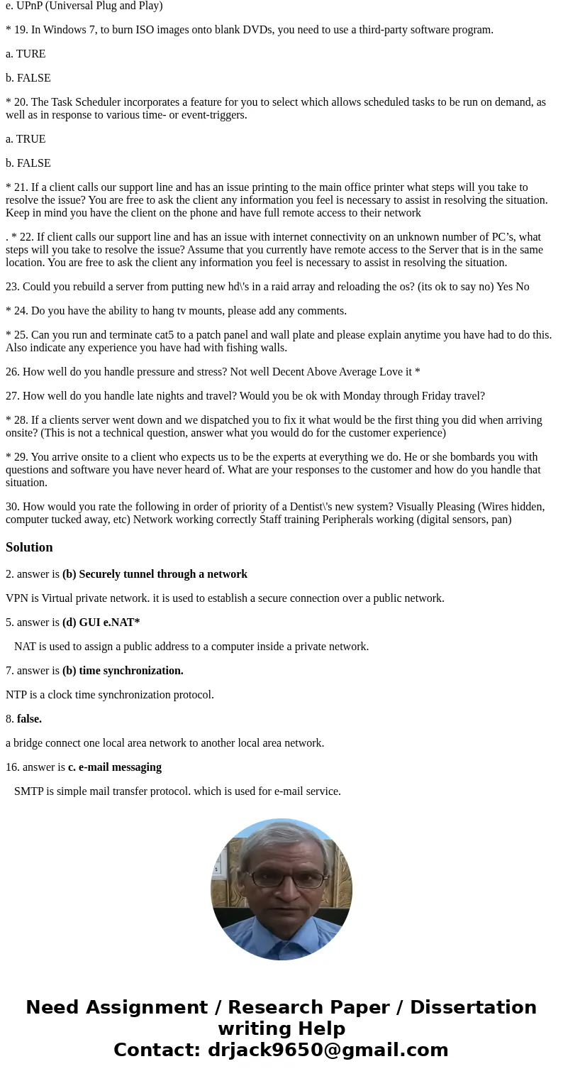 2. VPN is a way to _________________. a. Bypass a network b. Securely tunnel through a network c. Connect from one network to another d. Convert from one protoc 2. VPN is a way to _________________. a. Bypass a network b. Securely tunnel through a network c. Connect from one network to another d. Convert from one protoc