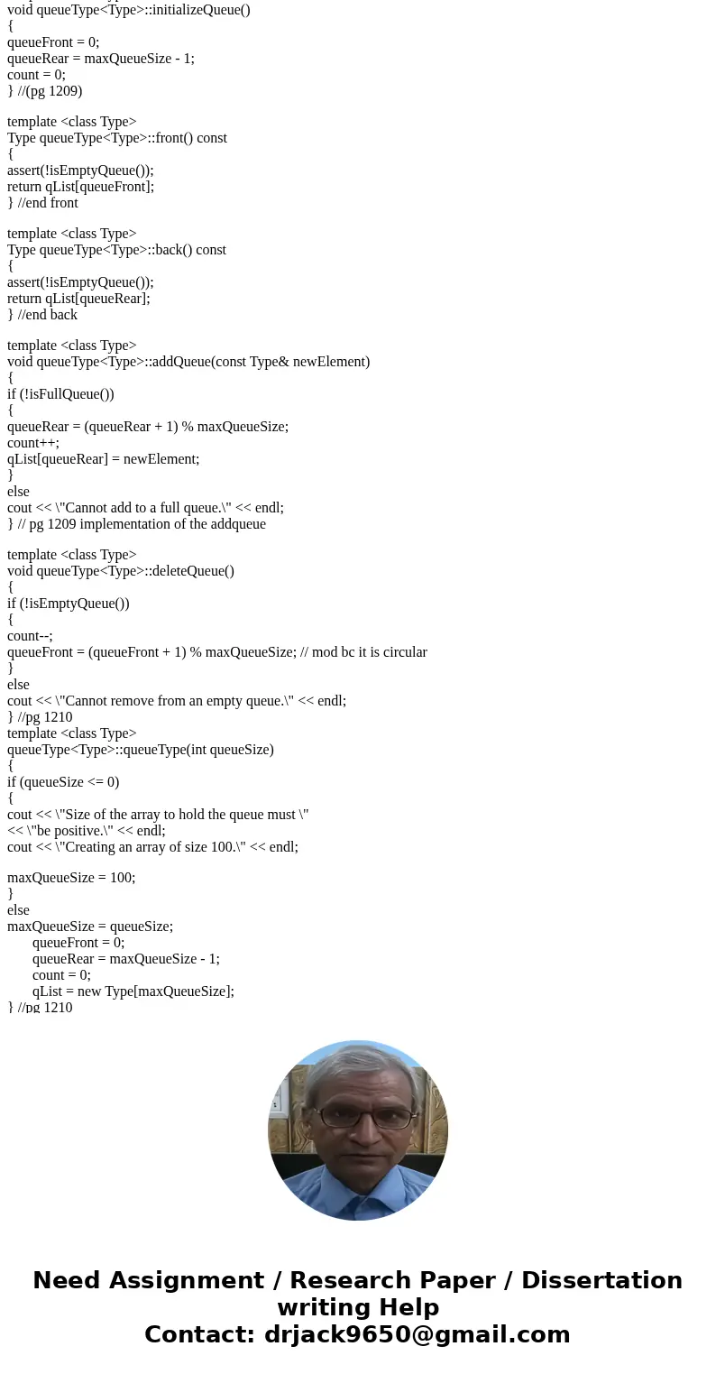 Also if you could break it down for me like bold queueADT.h and queueAsArray.h so i know that it goes under a header file and not part of the main.CPP file than Also if you could break it down for me like bold queueADT.h and queueAsArray.h so i know that it goes under a header file and not part of the main.CPP file than