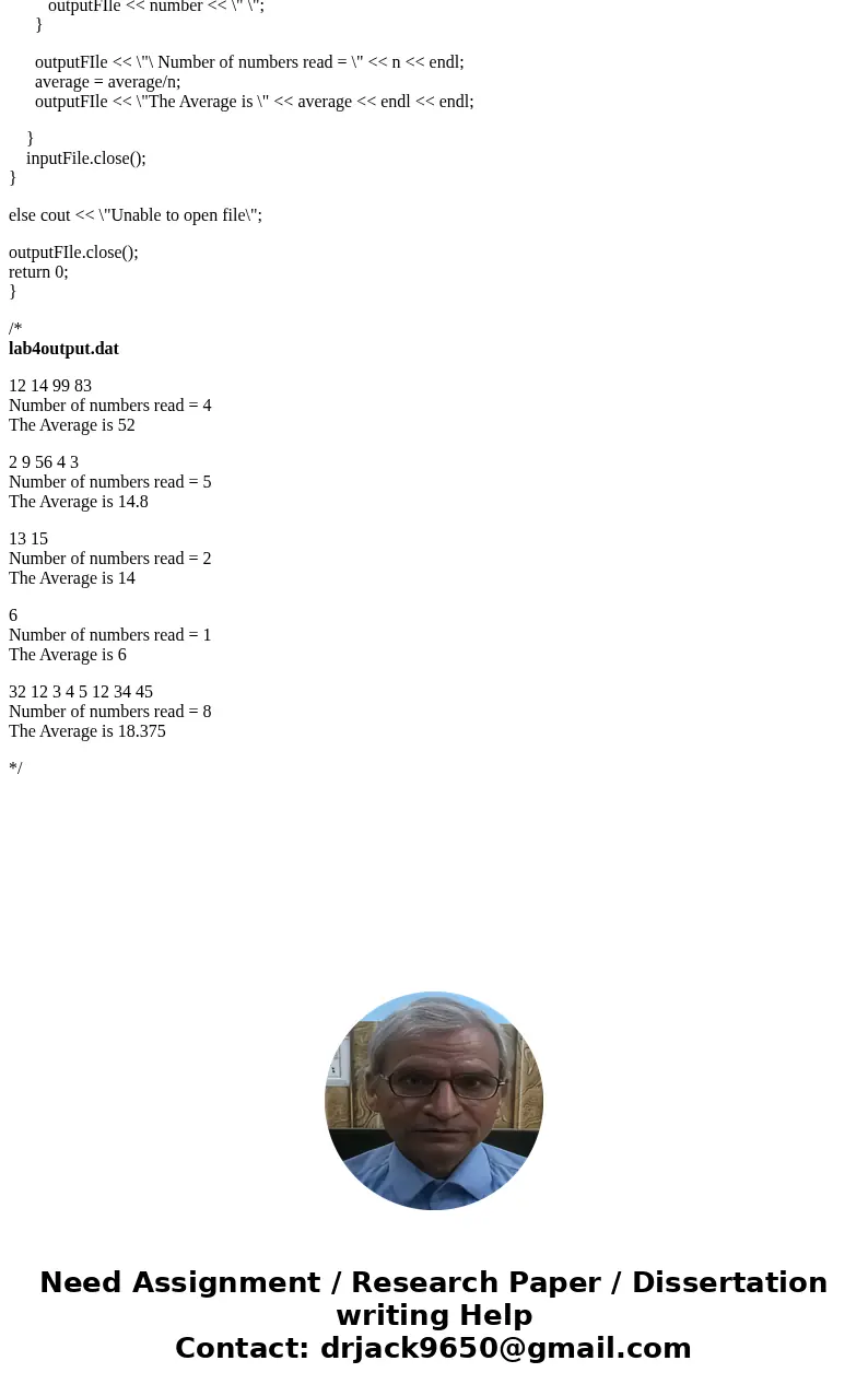 C++ I can´t figure this program out in the simpliest way possible using while and if statements Write a program to read data from input file. The first value re C++ I can´t figure this program out in the simpliest way possible using while and if statements Write a program to read data from input file. The first value re