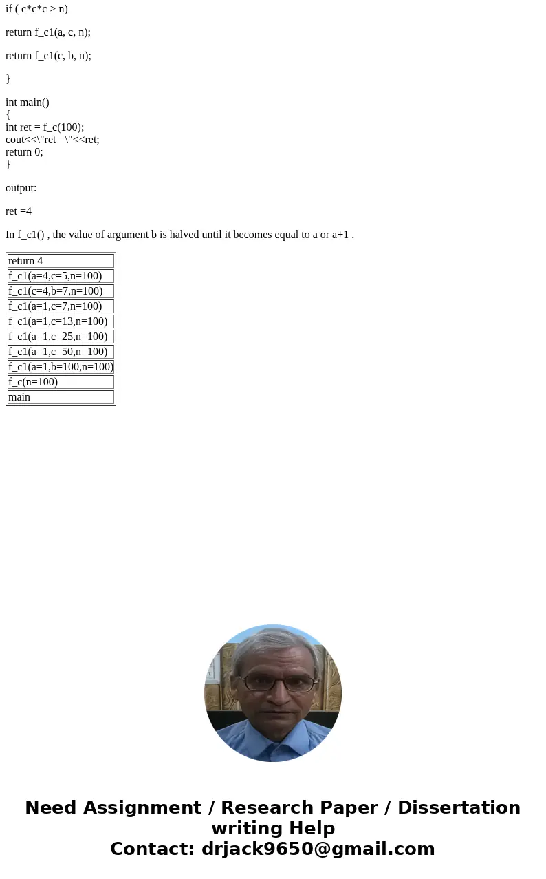 c) What the function f_c(n) do ? where n is a positive integer. Hint: don not interprete this question as explaining each line of the code, without understandin c) What the function f_c(n) do ? where n is a positive integer. Hint: don not interprete this question as explaining each line of the code, without understandin