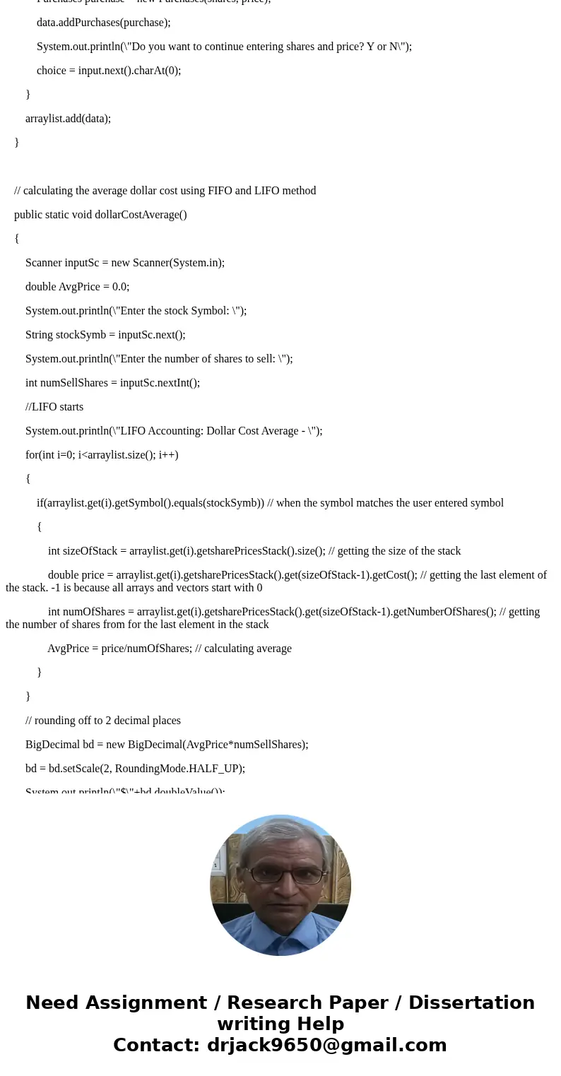 Companies and people often buy and sell stocks. Often they buy the same stock for different prices at different times. Say one owns 1000 shares a certain stock  Companies and people often buy and sell stocks. Often they buy the same stock for different prices at different times. Say one owns 1000 shares a certain stock
