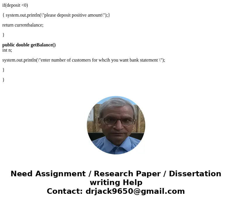 create a class called BankAccount. The BankAccount class should contain a String to store the customer name and a double to store the account balance. The BankA create a class called BankAccount. The BankAccount class should contain a String to store the customer name and a double to store the account balance. The BankA