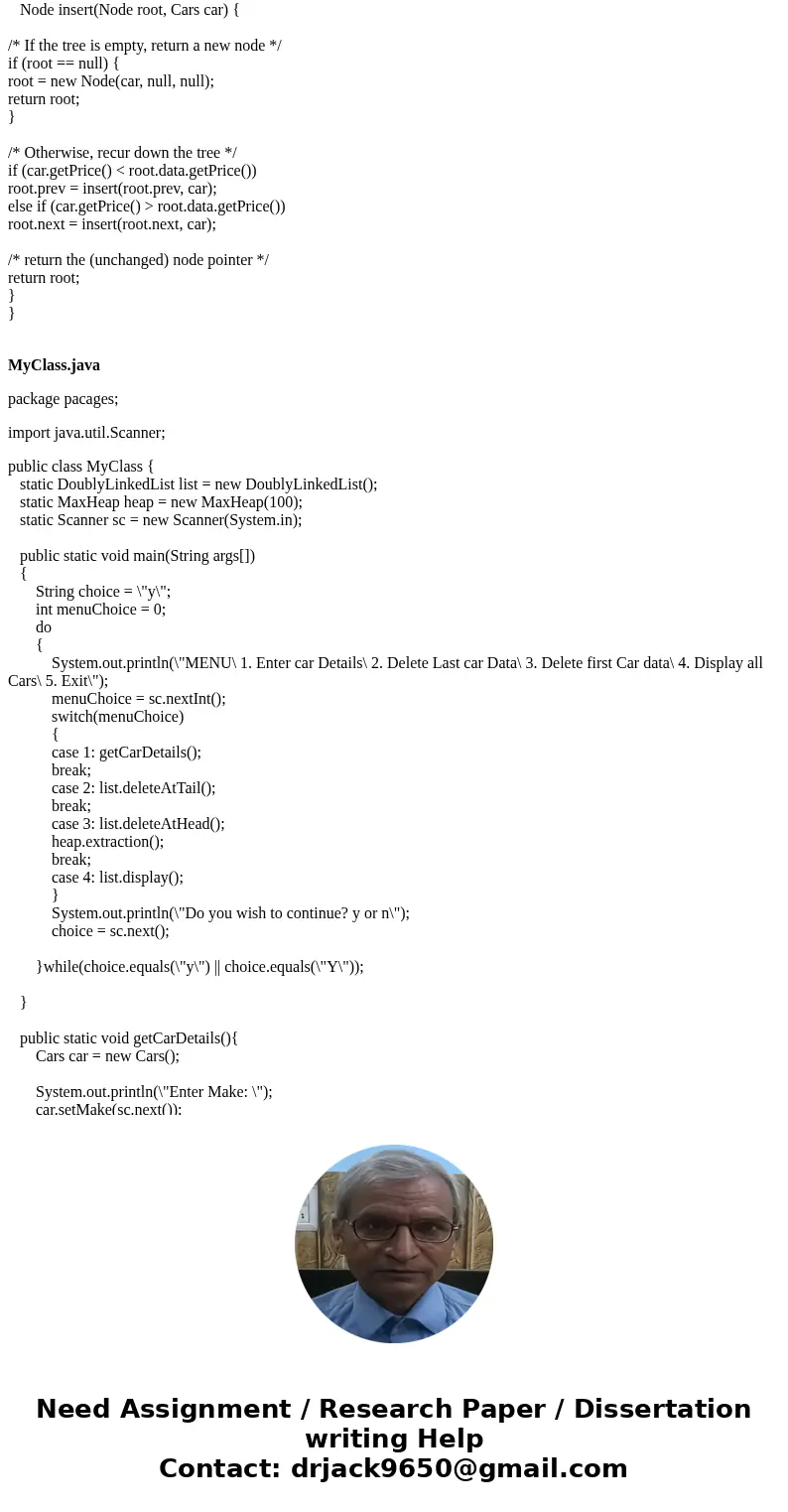 For the following questions, you will implement the data structure to store information used by a local car dealer. Each car has some information and stored in  For the following questions, you will implement the data structure to store information used by a local car dealer. Each car has some information and stored in