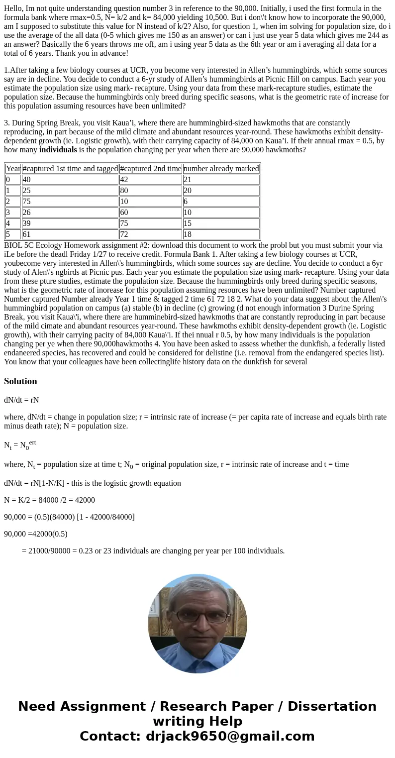 Hello, Im not quite understanding question number 3 in reference to the 90,000. Initially, i used the first formula in the formula bank where rmax=0.5, N= k/2 a Hello, Im not quite understanding question number 3 in reference to the 90,000. Initially, i used the first formula in the formula bank where rmax=0.5, N= k/2 a