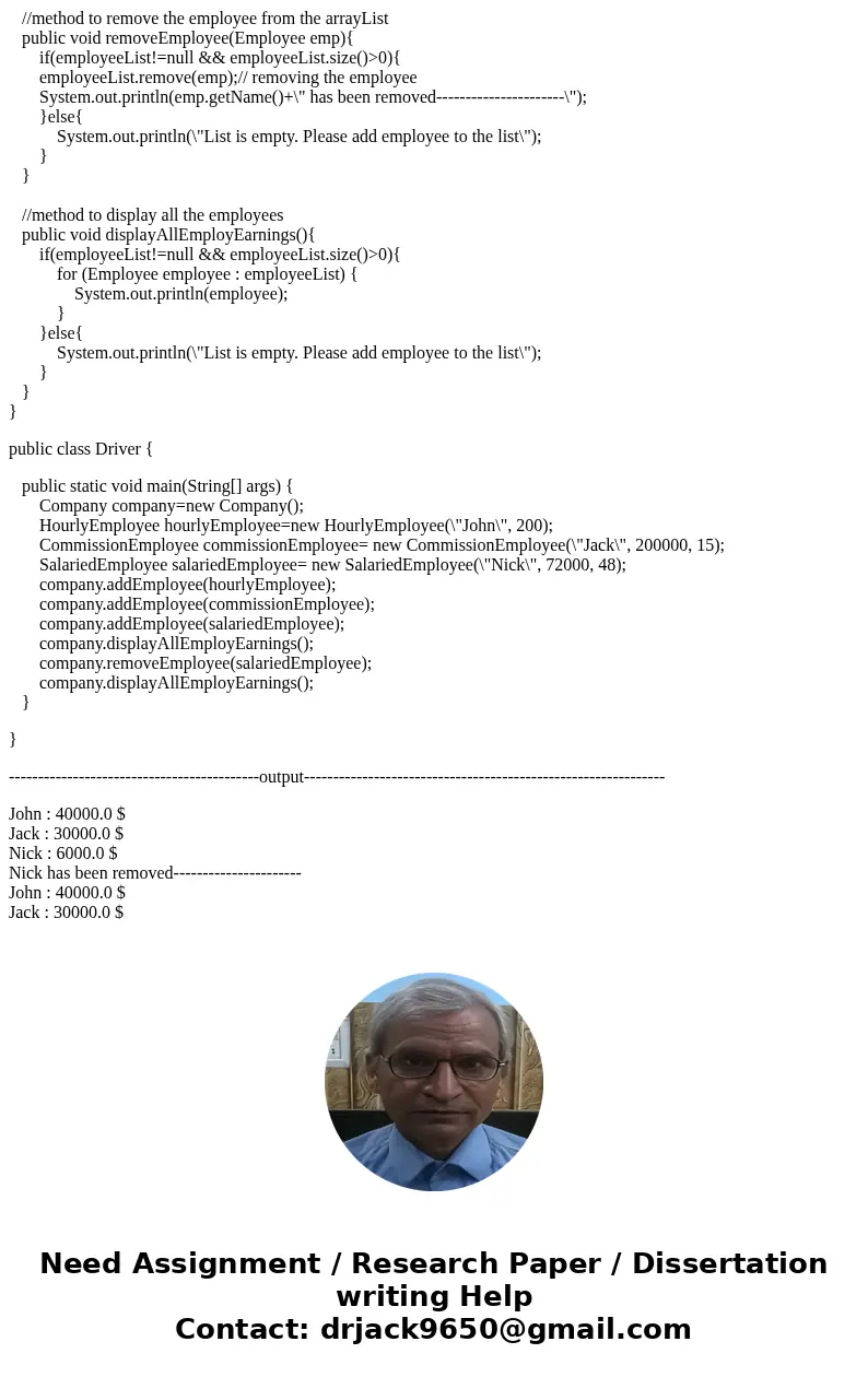 In this lab we will create an employee hierarchy. At the top will be the abstract class Employee, which will hold an employee\'s name and the abstract method \ In this lab we will create an employee hierarchy. At the top will be the abstract class Employee, which will hold an employee\'s name and the abstract method \