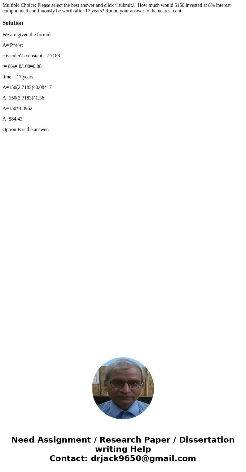 Multiple Choice: Please select the best answer and click \  Multiple Choice: Please select the best answer and click \