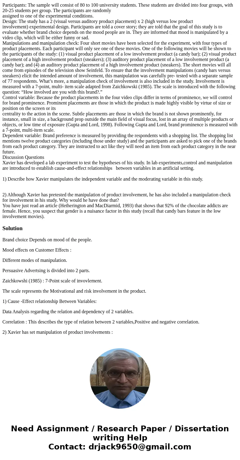 Participants: The sample will consist of 80 to 100 university students. These students are divided into four groups, with 20-25 students per group. The particip Participants: The sample will consist of 80 to 100 university students. These students are divided into four groups, with 20-25 students per group. The particip