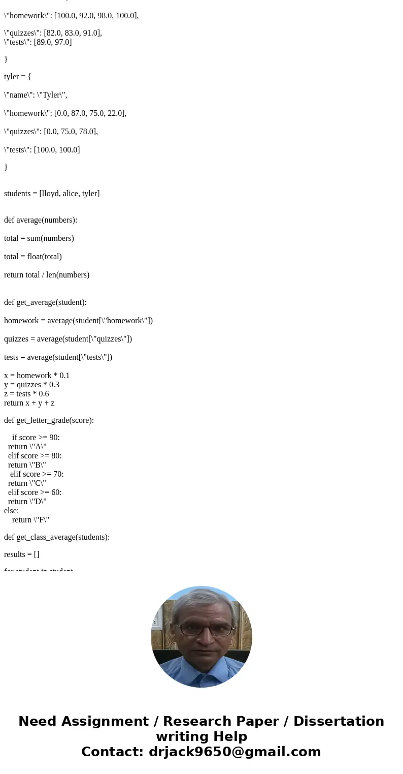 Please help me define the following Class in Python. Many thanks for your time! \ Please help me define the following Class in Python. Many thanks for your time! \