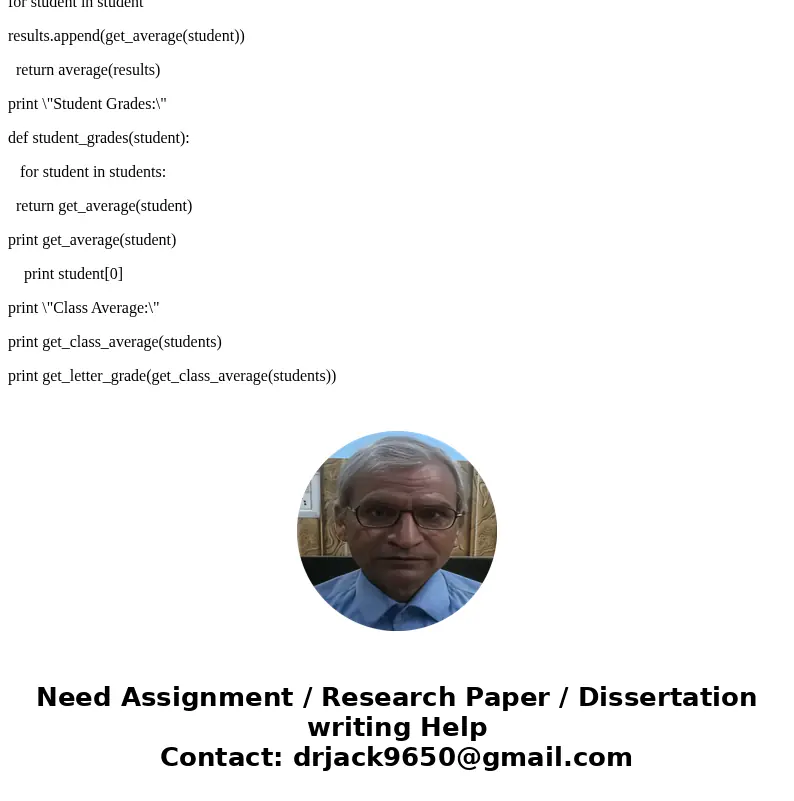 Please help me define the following Class in Python. Many thanks for your time! \ Please help me define the following Class in Python. Many thanks for your time! \