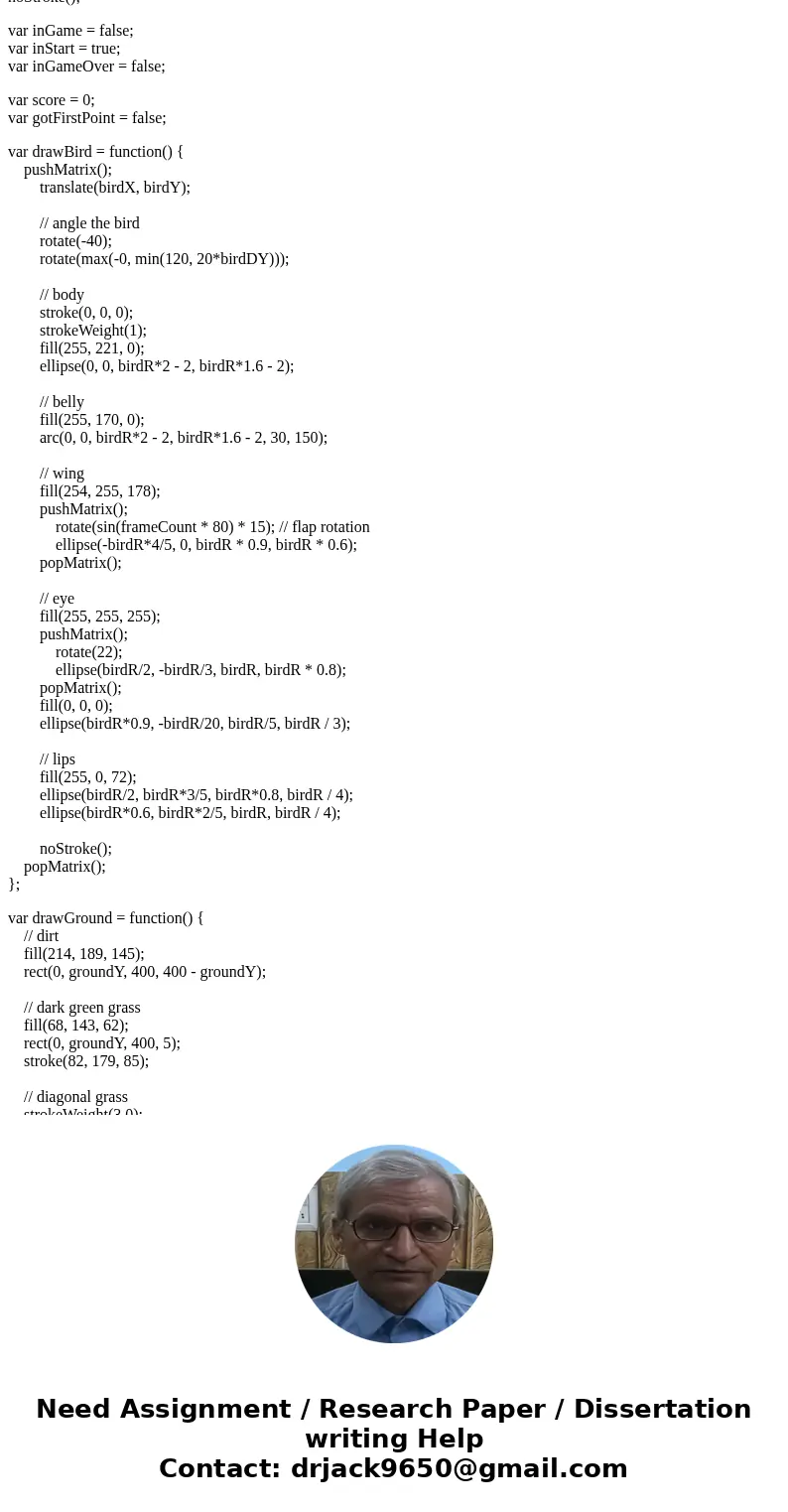 Please recreate a simple game of flappy birds using two classes and incorporate images and ez java The project must use EZ and incorporate at least 2 of the fol Please recreate a simple game of flappy birds using two classes and incorporate images and ez java The project must use EZ and incorporate at least 2 of the fol
