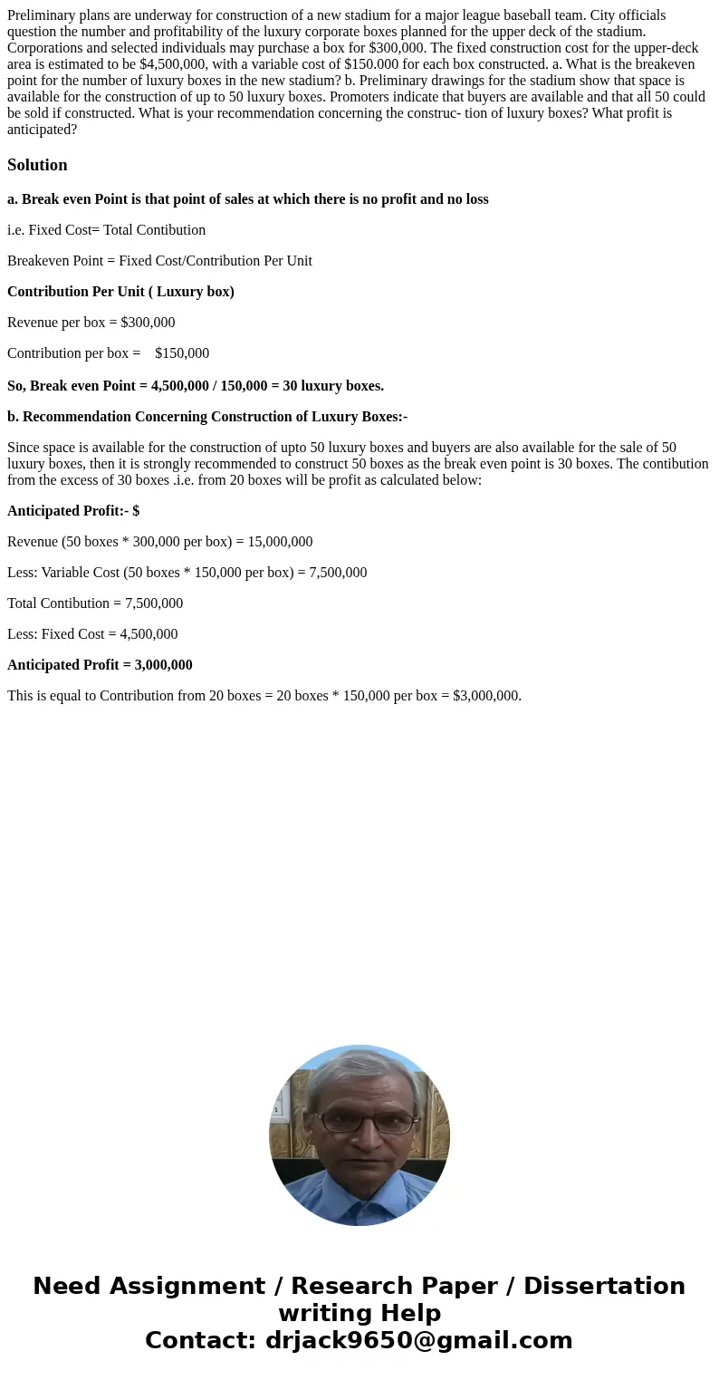 Preliminary plans are underway for construction of a new stadium for a major league baseball team. City officials question the number and profitability of the   Preliminary plans are underway for construction of a new stadium for a major league baseball team. City officials question the number and profitability of the