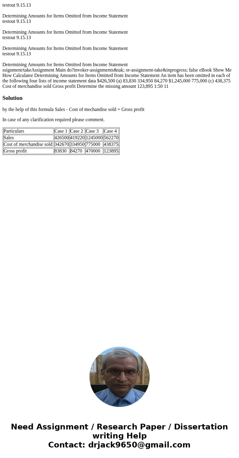 testout 9.15.13 Determining Amounts for Items Omitted from Income Statement testout 9.15.13 Determining Amounts for Items Omitted from Income Statement testout  testout 9.15.13 Determining Amounts for Items Omitted from Income Statement testout 9.15.13 Determining Amounts for Items Omitted from Income Statement testout