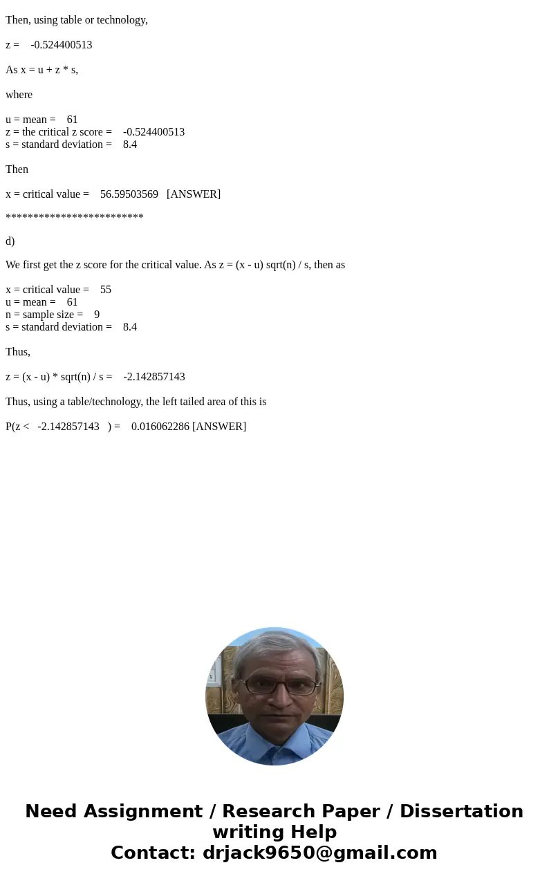 The times of the finishers in the New York City 10 km run are normally distributed with mean 61 minutes and standart deviation 8.4 minutes. a)Find the probabili The times of the finishers in the New York City 10 km run are normally distributed with mean 61 minutes and standart deviation 8.4 minutes. a)Find the probabili