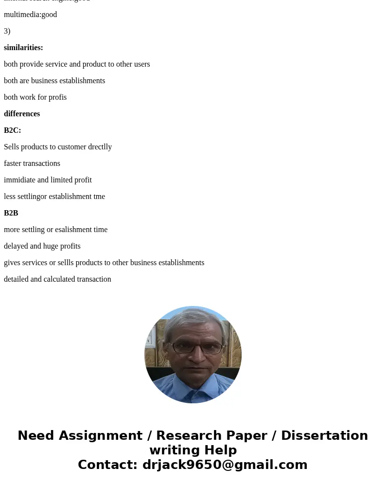 There are four types of e-commerce including B2B. B2C, C2C and C2C and we have discussed example websites for each type. Please select TWO c-commerce websites   There are four types of e-commerce including B2B. B2C, C2C and C2C and we have discussed example websites for each type. Please select TWO c-commerce websites