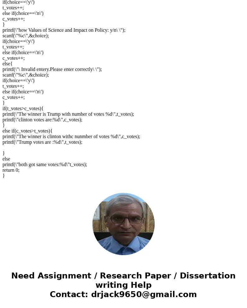 This assignment is designed to predict a person’s choice in the current presidential election. Research and identify the pros or cons of each presidential candi This assignment is designed to predict a person’s choice in the current presidential election. Research and identify the pros or cons of each presidential candi
