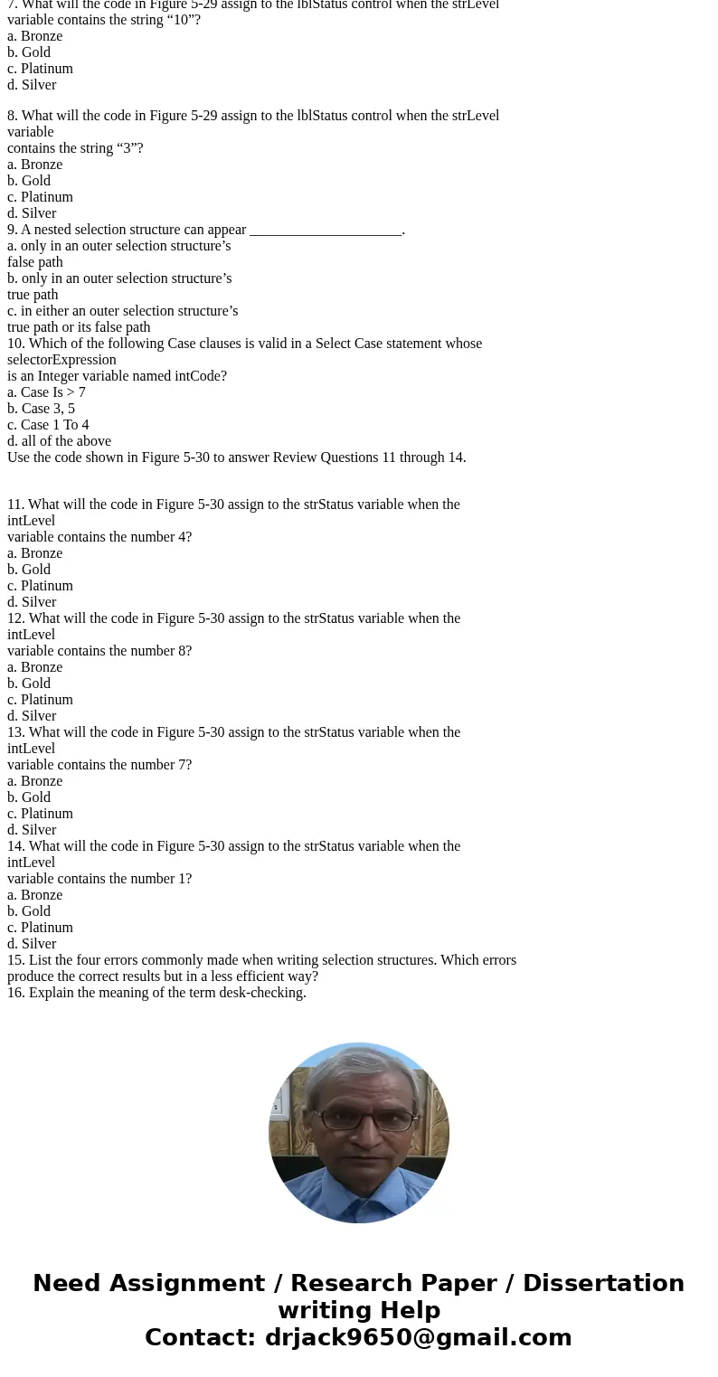 Use the code shown in Figure 5-28 to answer Review Questions 1 through 4. If dblSales <= 0 Then dblRate = 0 ElseIf dblSales < 460 Then dblRate = 0.05 Else Use the code shown in Figure 5-28 to answer Review Questions 1 through 4. If dblSales <= 0 Then dblRate = 0 ElseIf dblSales < 460 Then dblRate = 0.05 Else