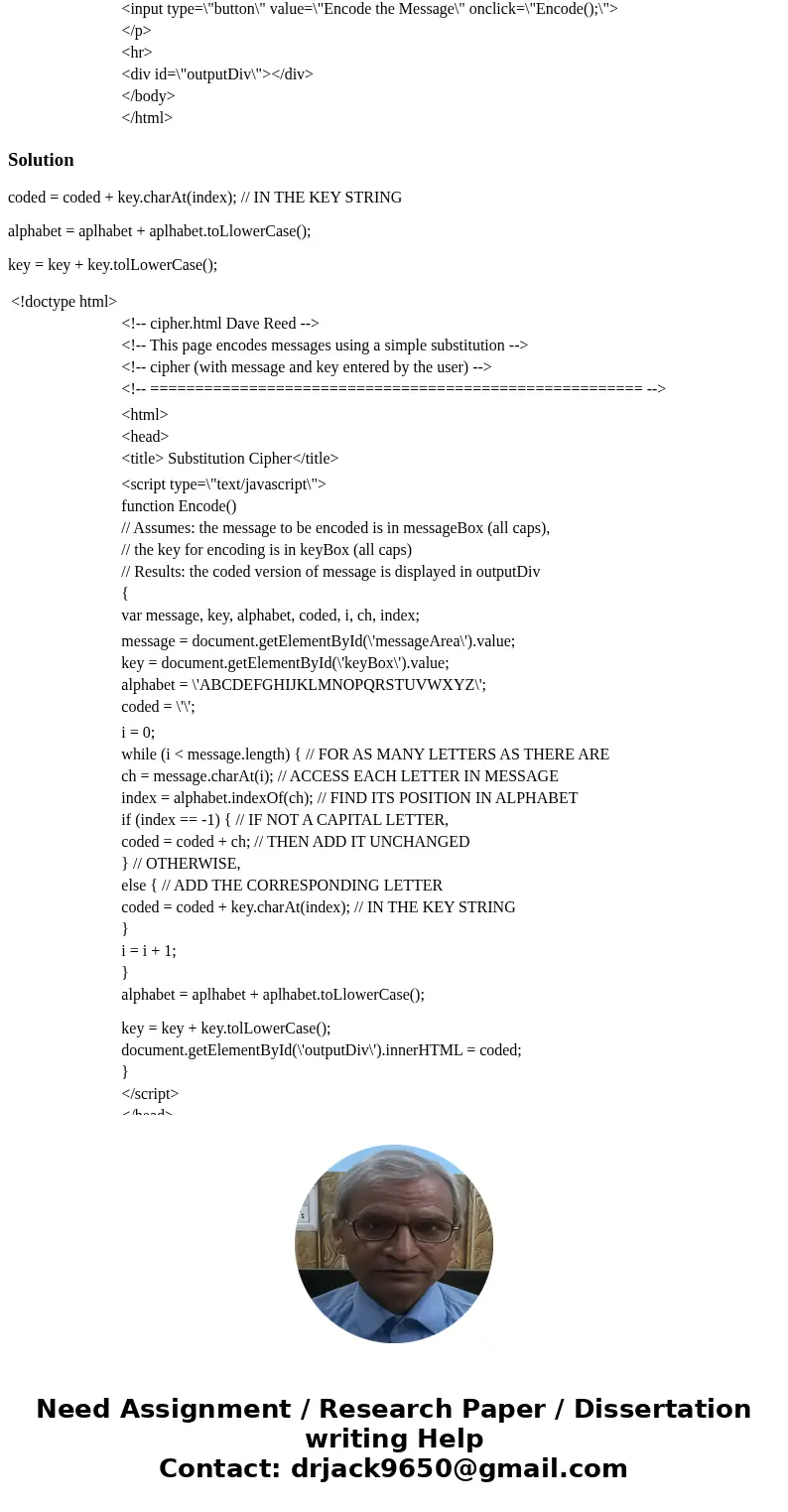 were do you add these lines of code so that it properly encodes messages containg both upper case and lower case letters, any non letters ,( spaces and punctuat were do you add these lines of code so that it properly encodes messages containg both upper case and lower case letters, any non letters ,( spaces and punctuat