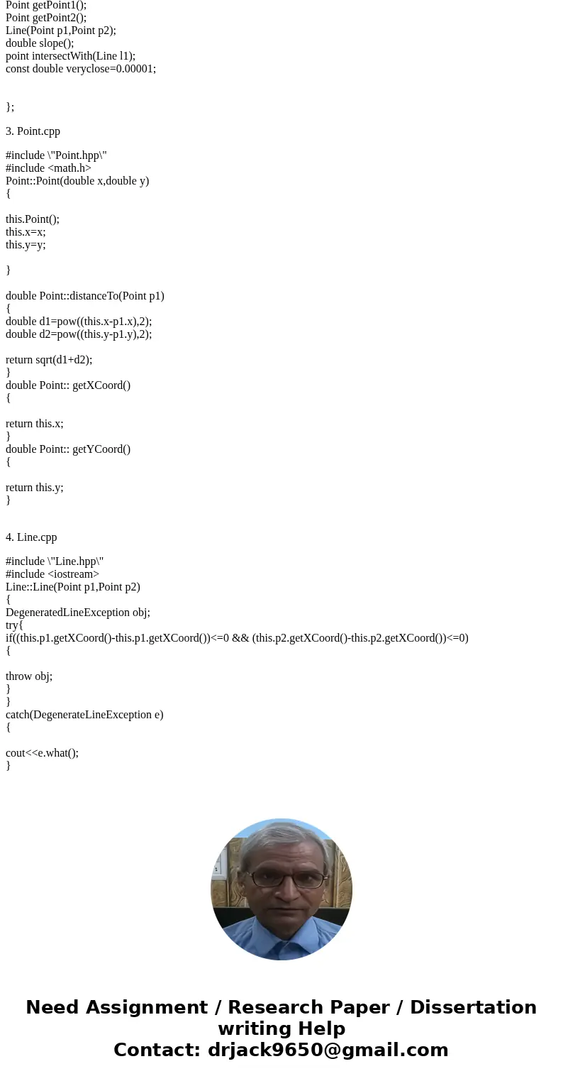 Write a class called Point that contains two doubles that represent its x- and y-coordinates. It should have get methods for both data members. It should have a Write a class called Point that contains two doubles that represent its x- and y-coordinates. It should have get methods for both data members. It should have a