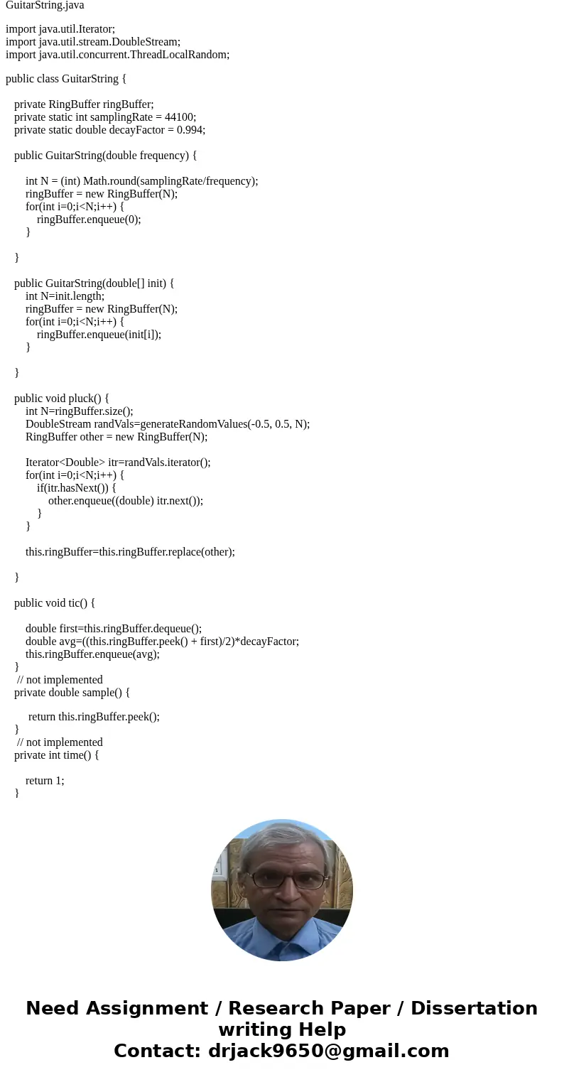 Write a Guitar Hero program that uses a queue to simulate the creation of guitar notes. When a guitar string is plucked, it vibrates to generate sound. The sou  Write a Guitar Hero program that uses a queue to simulate the creation of guitar notes. When a guitar string is plucked, it vibrates to generate sound. The sou