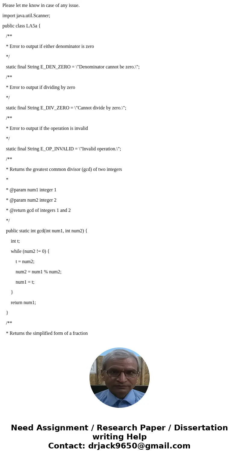 Write a program that works with fractions. You are first to implement three methods, each to perform a different calculation on a pair of fractions: subtract, m Write a program that works with fractions. You are first to implement three methods, each to perform a different calculation on a pair of fractions: subtract, m