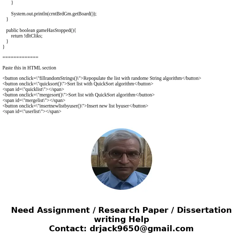 You will need to fork your JSFiddle for your List into a new Fiddle. In this Fiddle we are going to add sorting functions. This is a great time to clean up you  You will need to fork your JSFiddle for your List into a new Fiddle. In this Fiddle we are going to add sorting functions. This is a great time to clean up you