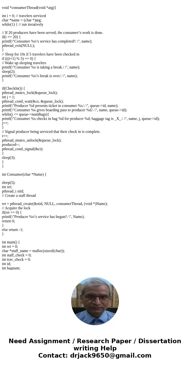 (1) Compile and run the programs given below as separate processes. (2) Modify the code for both producer & consumer to include the PID of the process in th