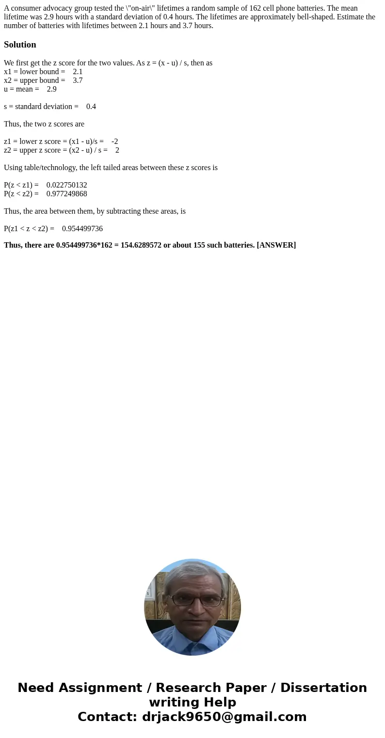 A consumer advocacy group tested the \ A consumer advocacy group tested the \