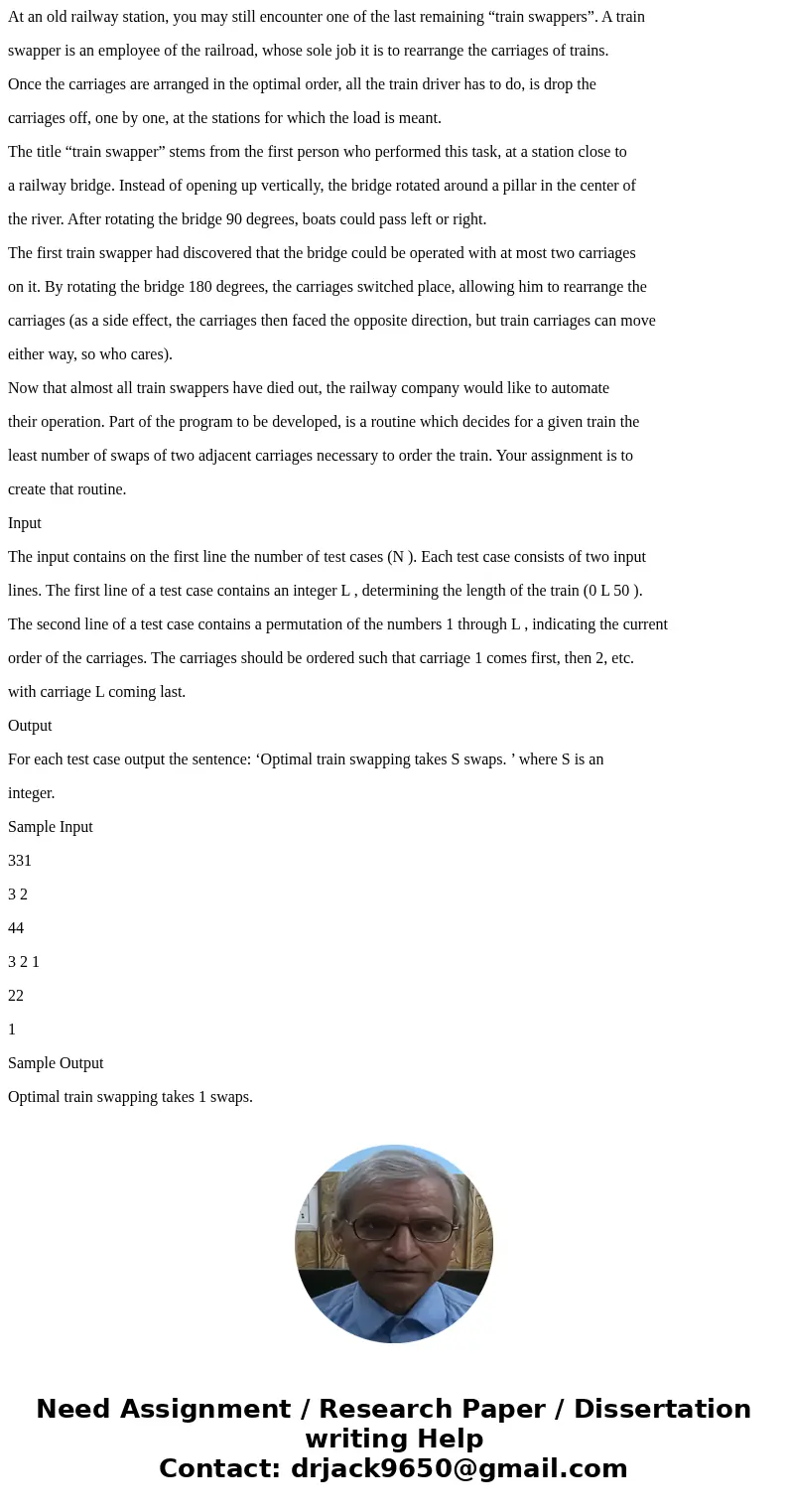 At an old railway station, you may still encounter one of the last remaining “train swappers”. A train swapper is an employee of the railroad, whose sole job it At an old railway station, you may still encounter one of the last remaining “train swappers”. A train swapper is an employee of the railroad, whose sole job it