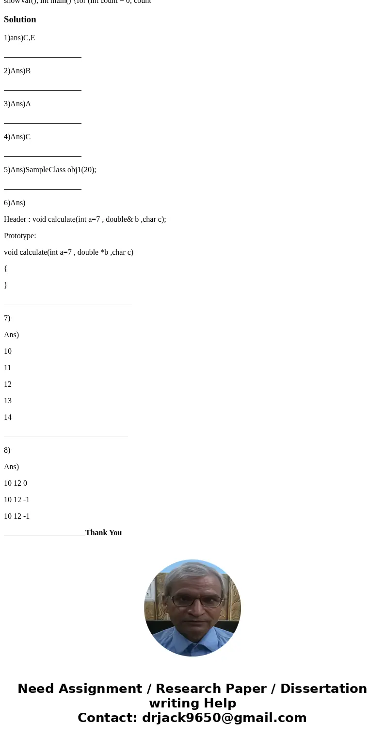 c++ language For the following function exampleFunc, which of the following is a valid overloadded function (Circle all valid, 1 pt) bool exampleFunc(int a, cha c++ language For the following function exampleFunc, which of the following is a valid overloadded function (Circle all valid, 1 pt) bool exampleFunc(int a, cha