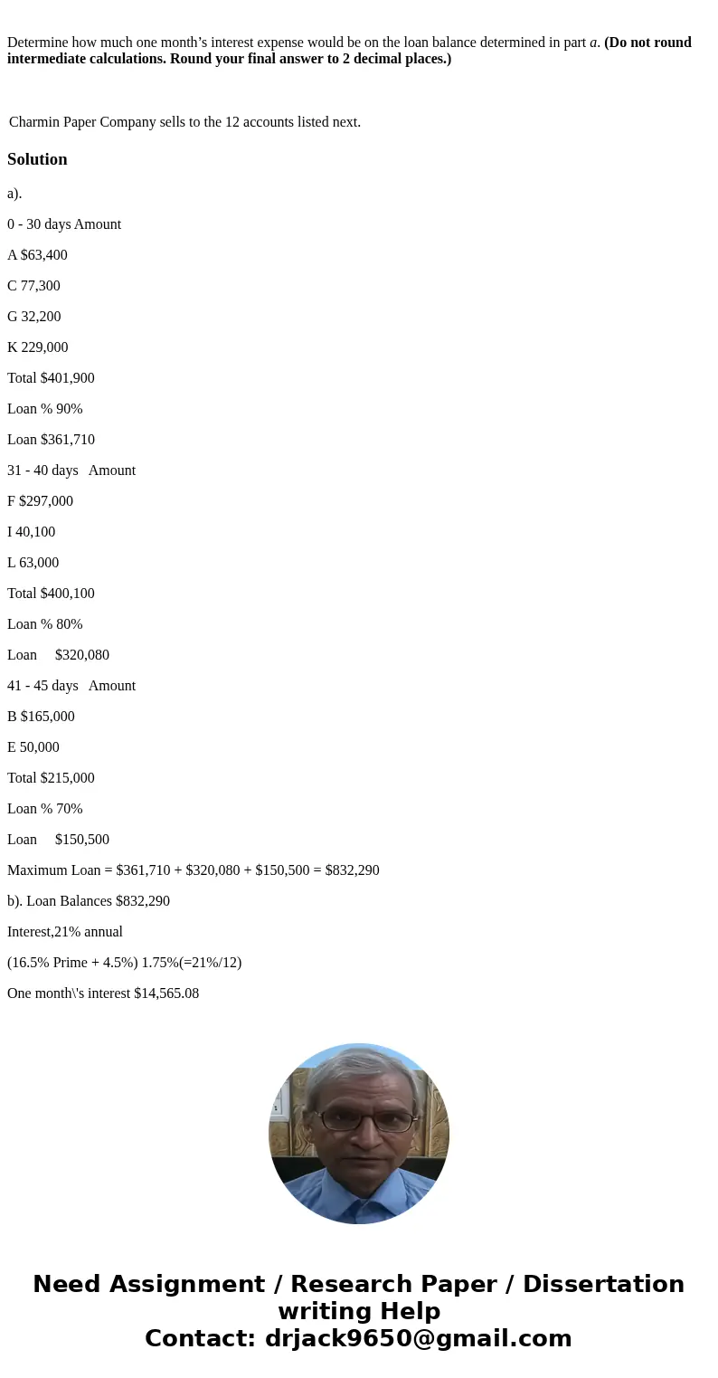 Capital Financial Corporation will lend 90 percent against account balances that have averaged 30 days or less; 80 percent for account balances between 31 and   Capital Financial Corporation will lend 90 percent against account balances that have averaged 30 days or less; 80 percent for account balances between 31 and