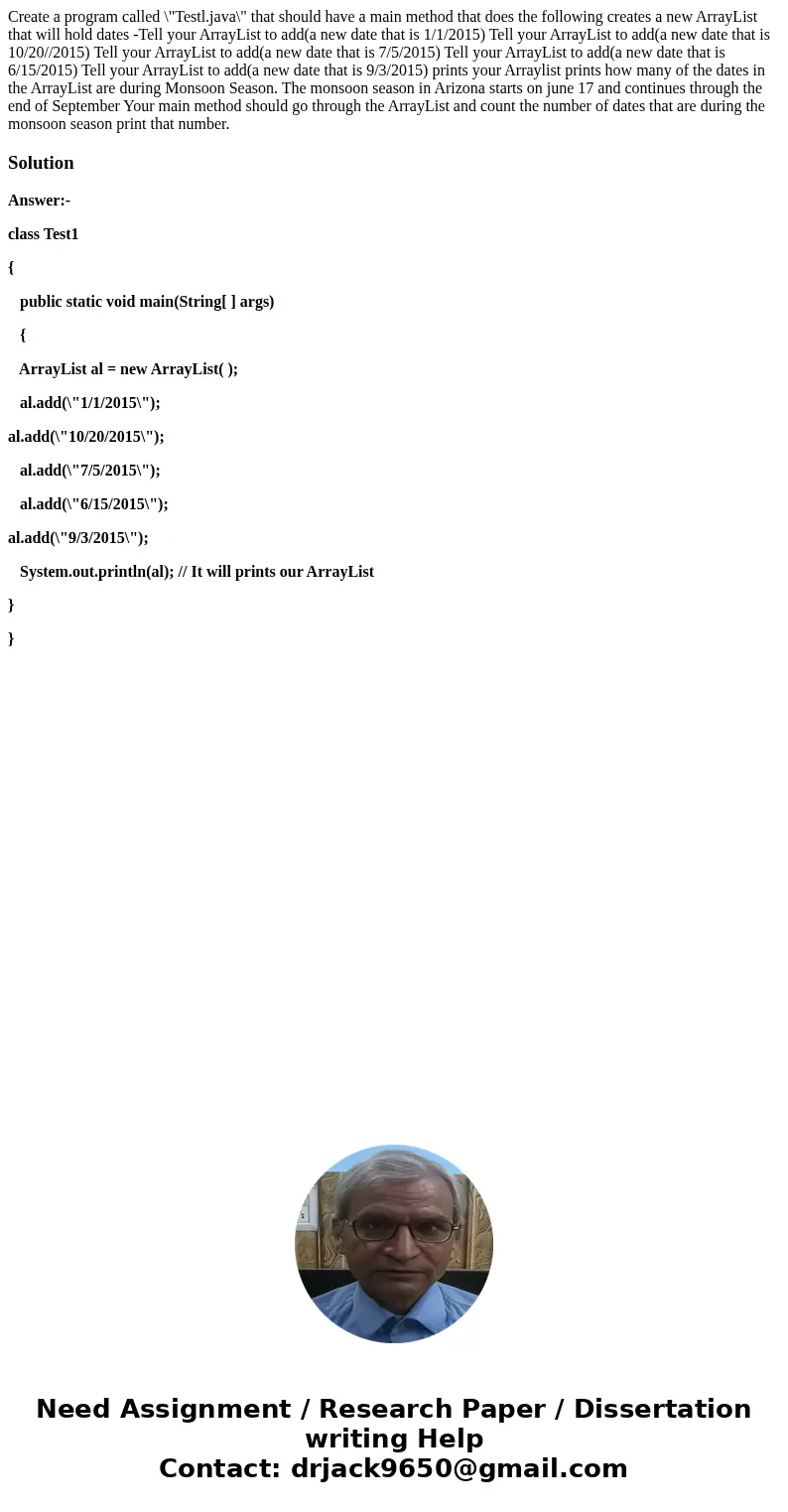 Create a program called \  Create a program called \