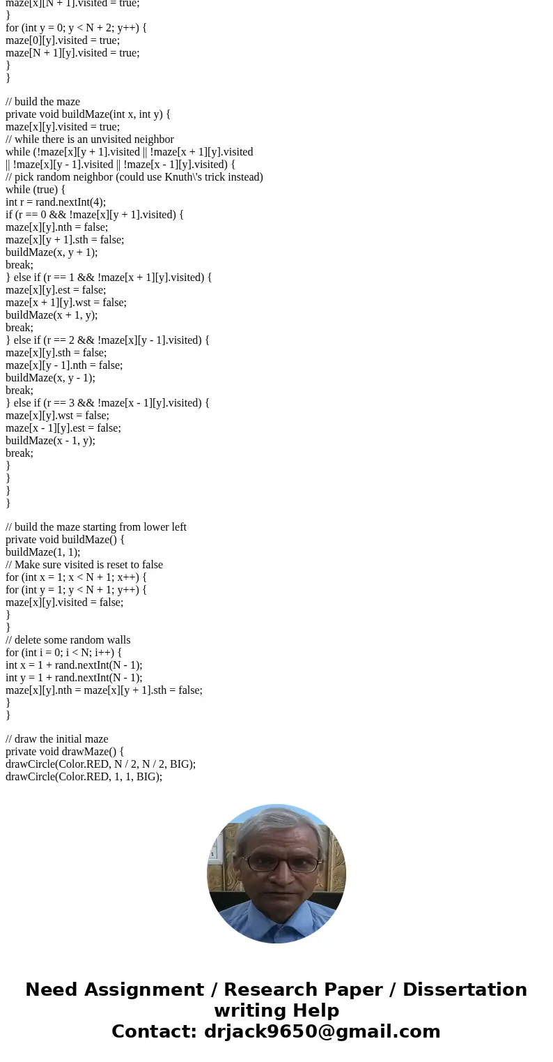Find the shortest route through a maze using linking and linked lists, the strategy is based on the concept of breadth first search. (Code for maze provided) (P Find the shortest route through a maze using linking and linked lists, the strategy is based on the concept of breadth first search. (Code for maze provided) (P