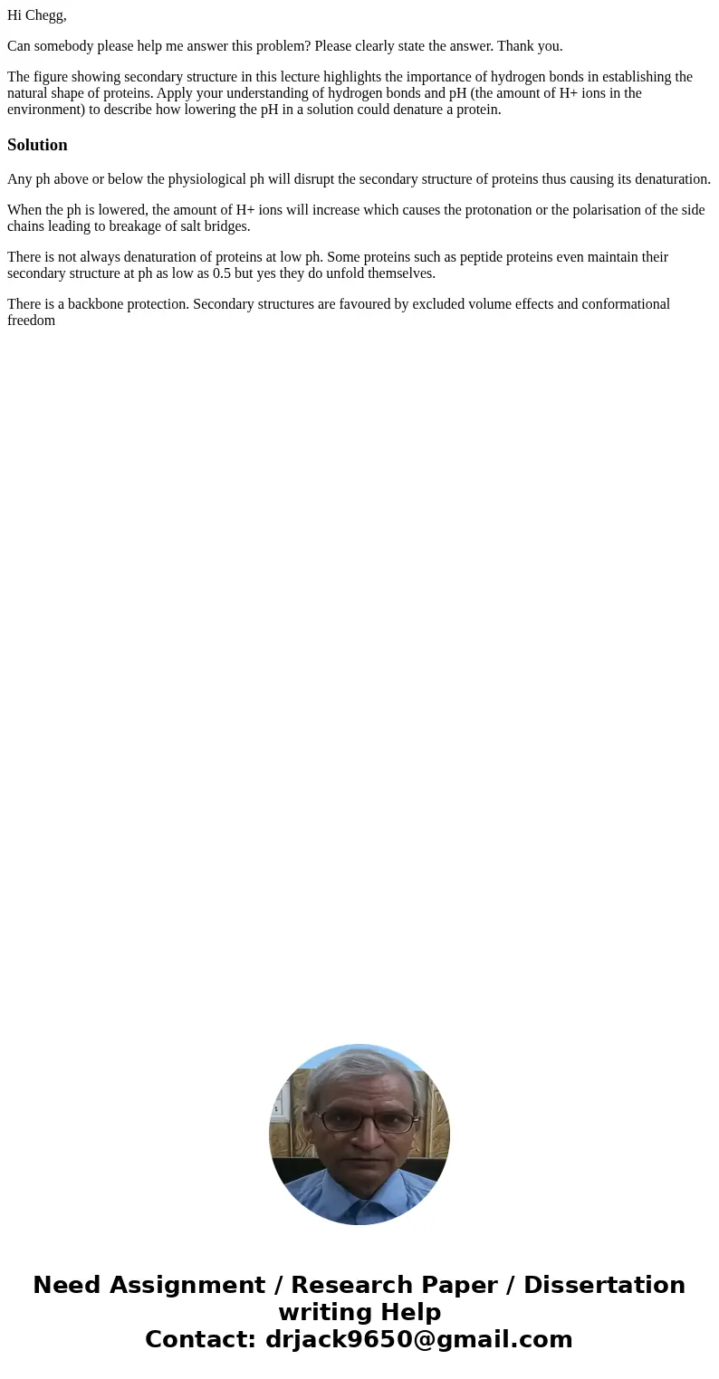 Hi Chegg, Can somebody please help me answer this problem? Please clearly state the answer. Thank you. The figure showing secondary structure in this lecture hi Hi Chegg, Can somebody please help me answer this problem? Please clearly state the answer. Thank you. The figure showing secondary structure in this lecture hi