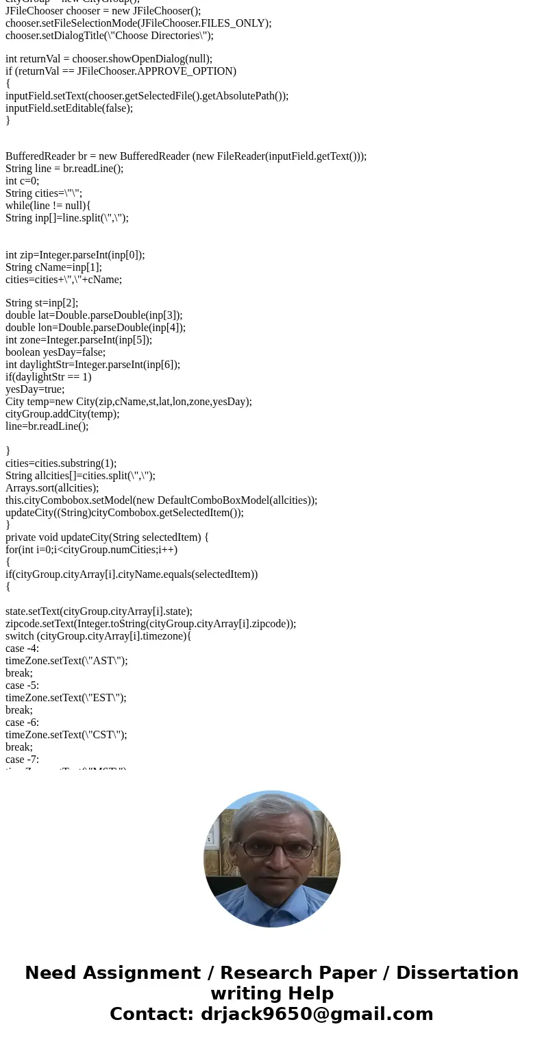 How to sort combo box alphabetically? A-Z Here is the code that I have: CityGui import java.awt.*; import java.awt.event.ActionEvent; import java.awt.event.Acti How to sort combo box alphabetically? A-Z Here is the code that I have: CityGui import java.awt.*; import java.awt.event.ActionEvent; import java.awt.event.Acti