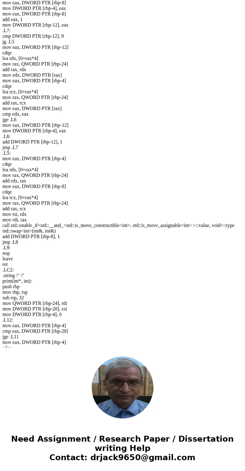 I need to make a Selection sort program using sic/xe assembler.. (.asm file) Could you make it??SolutionAnswer: Assembly Language Program : .zero 1 .LC0: .strin I need to make a Selection sort program using sic/xe assembler.. (.asm file) Could you make it??SolutionAnswer: Assembly Language Program : .zero 1 .LC0: .strin