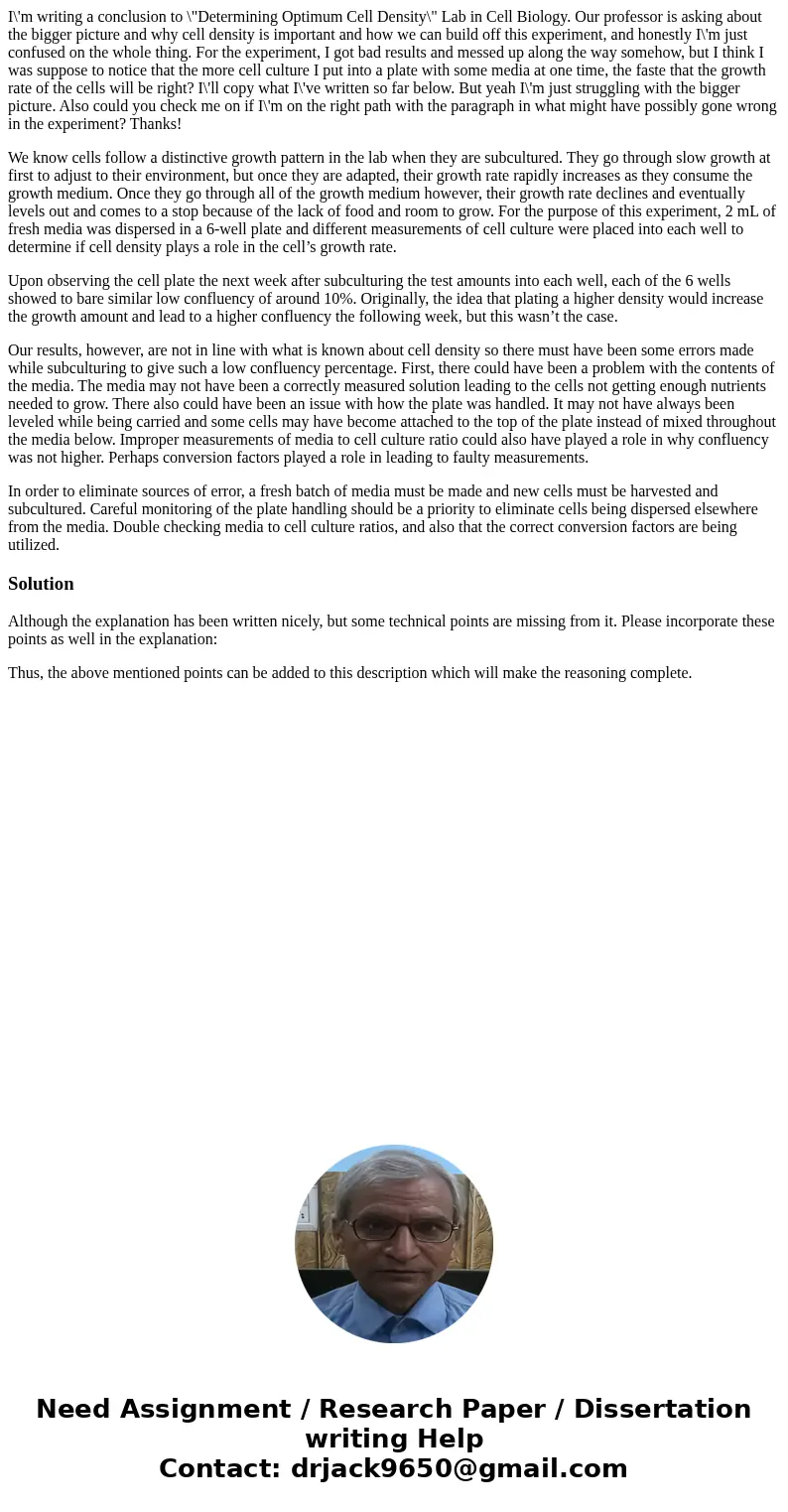 I\'m writing a conclusion to \