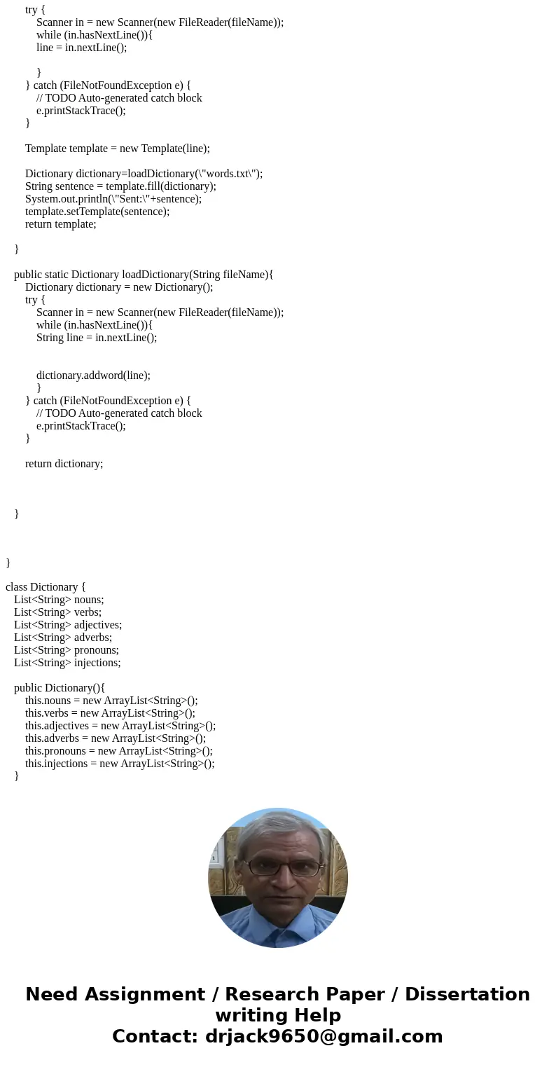 Instruction You’ll probably want to import FileReader, PrintWriter, ArrayList, List, and Scanner. For this assignment, keep all your classes in one file. Leave Instruction You’ll probably want to import FileReader, PrintWriter, ArrayList, List, and Scanner. For this assignment, keep all your classes in one file. Leave
