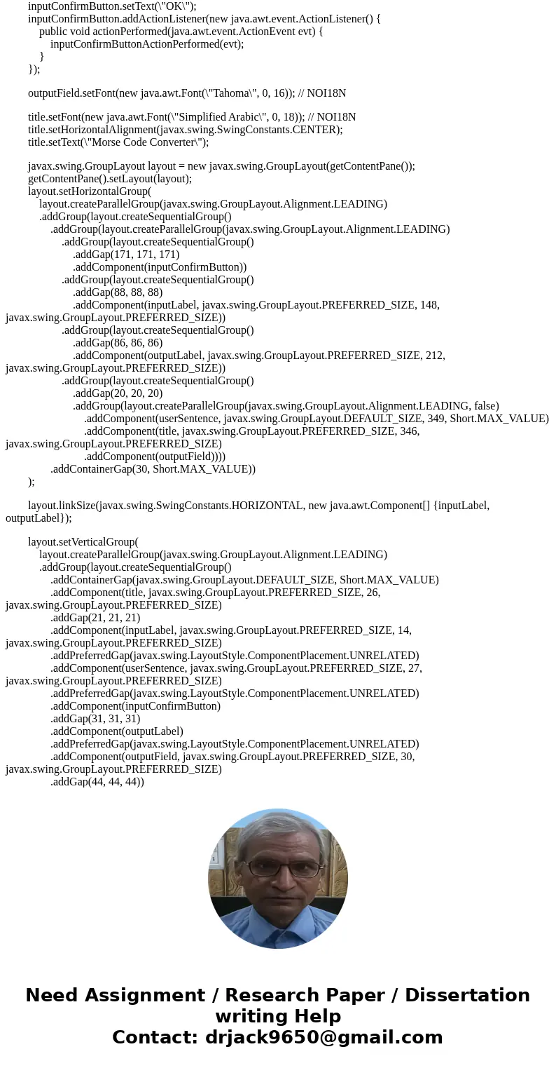 Need help coding MorseCode in Java: Create Class MorseCodeClient. This represents a Client that allows a user communicate with a server across a network. The se Need help coding MorseCode in Java: Create Class MorseCodeClient. This represents a Client that allows a user communicate with a server across a network. The se