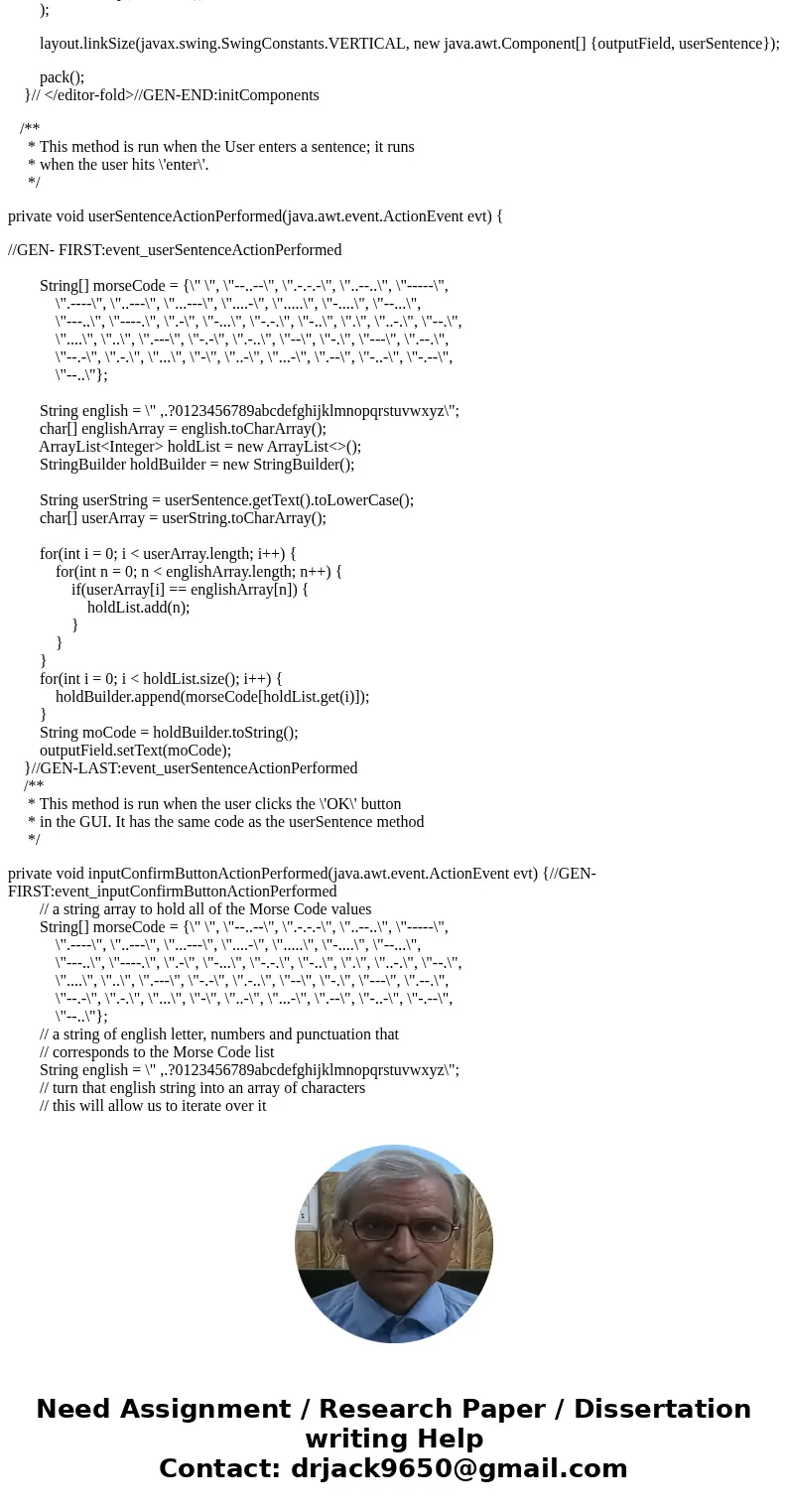 Need help coding MorseCode in Java: Create Class MorseCodeClient. This represents a Client that allows a user communicate with a server across a network. The se Need help coding MorseCode in Java: Create Class MorseCodeClient. This represents a Client that allows a user communicate with a server across a network. The se