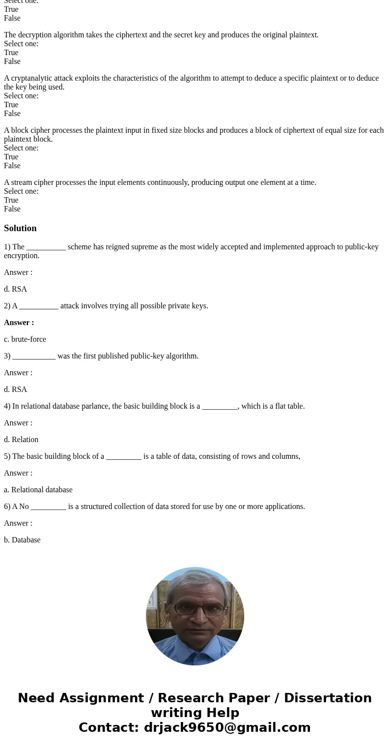 Please answer fast. The __________ scheme has reigned supreme as the most widely accepted and implemented approach to public-key encryption. Select one: a. SHA- Please answer fast. The __________ scheme has reigned supreme as the most widely accepted and implemented approach to public-key encryption. Select one: a. SHA-