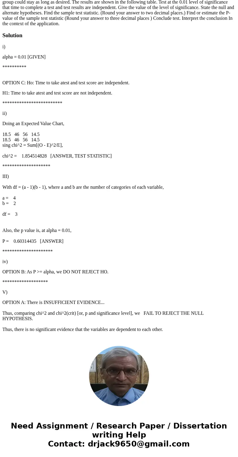  Professor Fair believes that extra time does not improve grades on exams. He randomly divided a group of 300 students into two groups and gave them all the sam