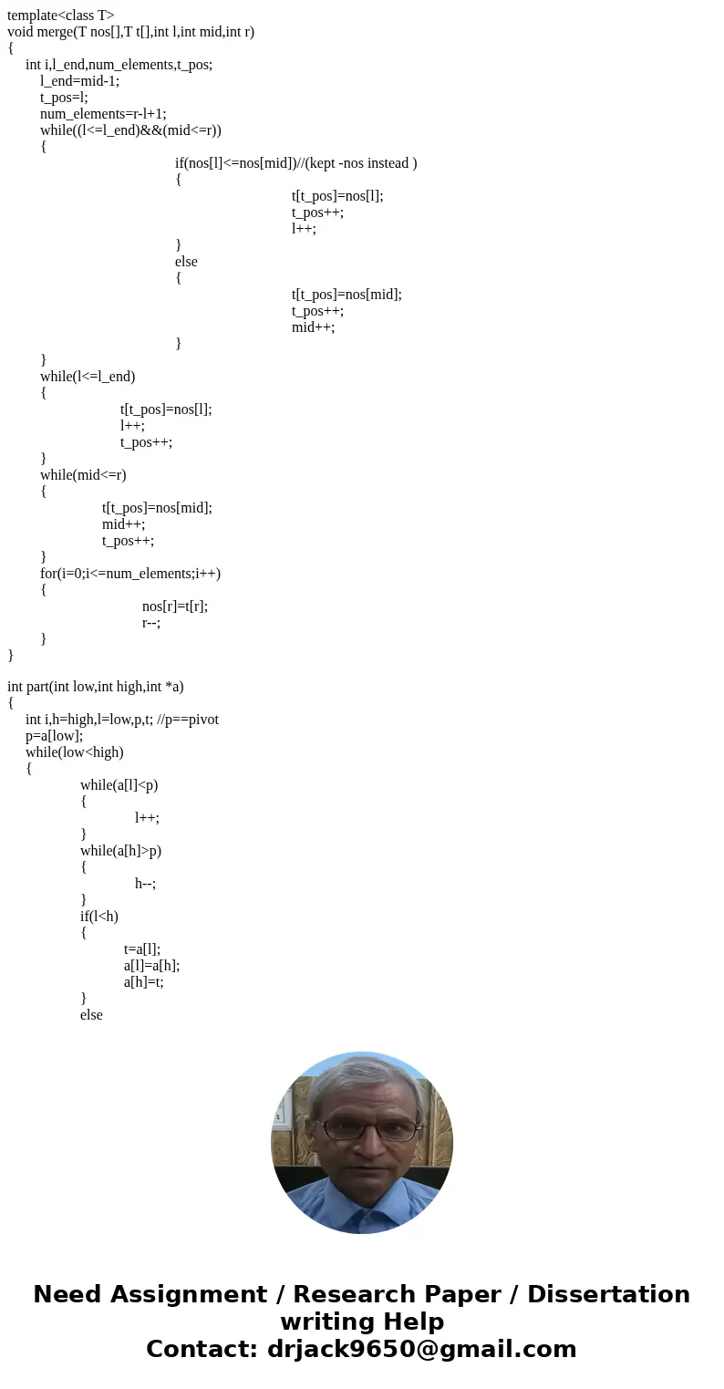 Sorting Algorithms in *(C++)*: The goal here is a comparative experimental study, in terms of running time, of the following 4 sorting algorithms. • Insertion s Sorting Algorithms in *(C++)*: The goal here is a comparative experimental study, in terms of running time, of the following 4 sorting algorithms. • Insertion s