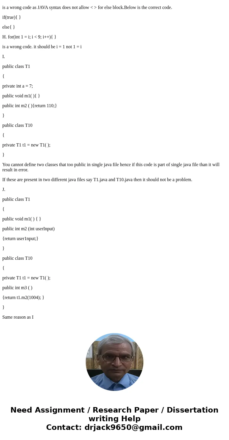 Which codes are wrong? A. private int x, y; B. int a = System.out.println(11); C. public class TestOne { public void mOne( ) { } public int mTwo(int someInt) {r Which codes are wrong? A. private int x, y; B. int a = System.out.println(11); C. public class TestOne { public void mOne( ) { } public int mTwo(int someInt) {r